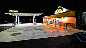 gas station construction paragon